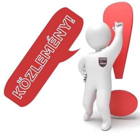 Elnökségi közlemény!